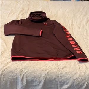 funnel neck women’s under armour jacket